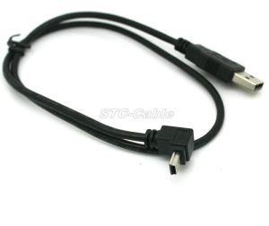 USB 2.0 कोण मिनी-B केबल अप करने के लिए A