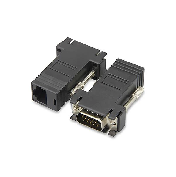 RJ45 female to VGA male Extender Adapter